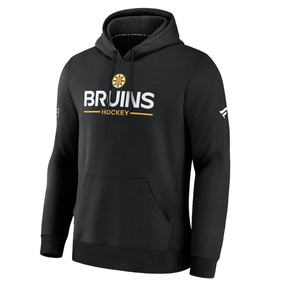 NHL Black Boston Bruins Fanatics Authentic Pro Primary Hoodie