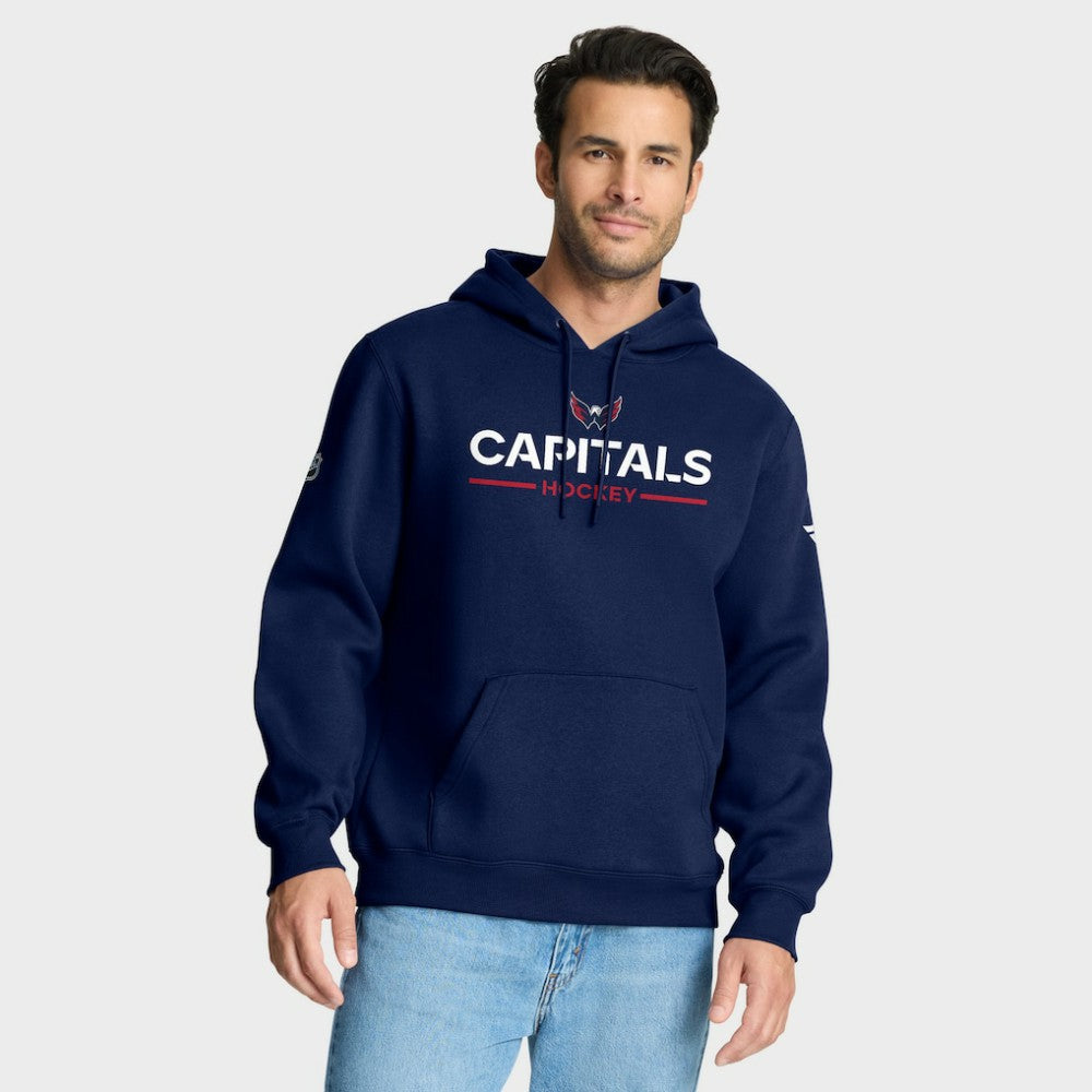 NHL Navy Washington Capitals Fanatics Authentic Pro Primary Hoodie