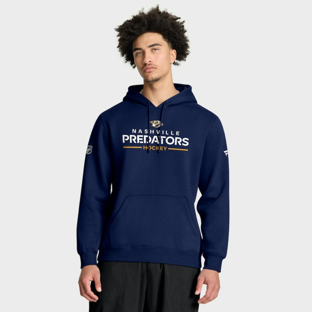 NHL Navy Nashville Predators Fanatics Authentic Pro Primary Hoodie