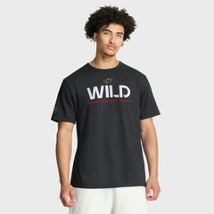 NHL Black Minnesota Wild Fanatics Authentic Pro Primary T-Shirt