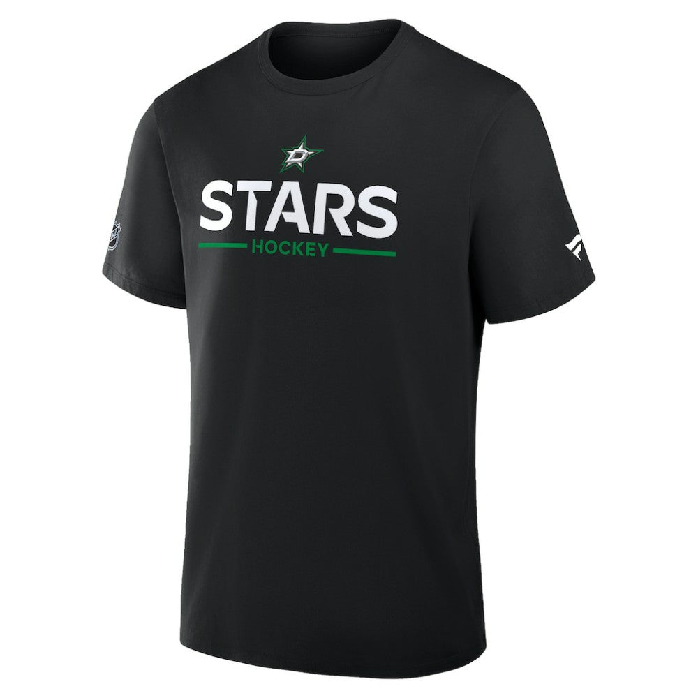 NHL Black Dallas Stars Fanatics Authentic Pro Primary T-Shirt