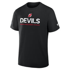 NHL Black New Jersey Devils Fanatics Authentic Pro Primary T-Shirt