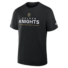 NHL Black Vegas Golden Knights Fanatics Authentic Pro Primary T-Shirt