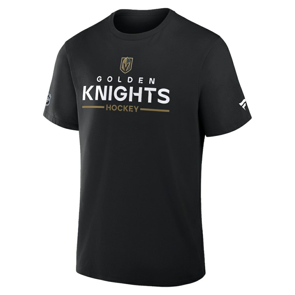 NHL Black Vegas Golden Knights Fanatics Authentic Pro Primary T-Shirt
