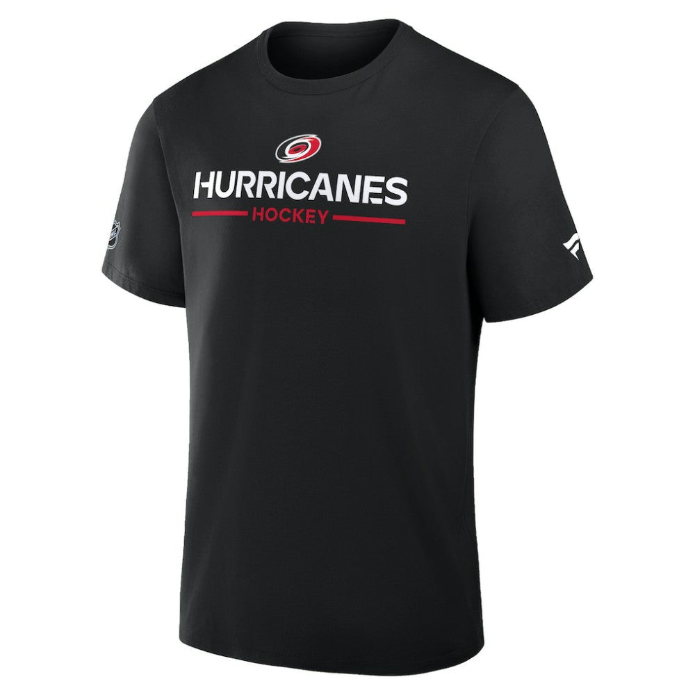 NHL Black Carolina Hurricanes Fanatics Authentic Pro Primary T-Shirt