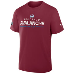 NHL Burgundy Colorado Avalanche Fanatics Authentic Pro Primary T-Shirt