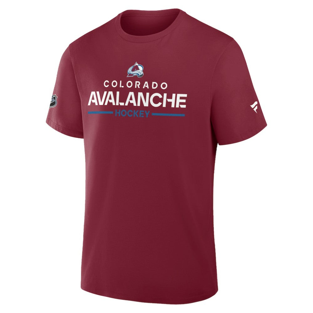 NHL Burgundy Colorado Avalanche Fanatics Authentic Pro Primary T-Shirt