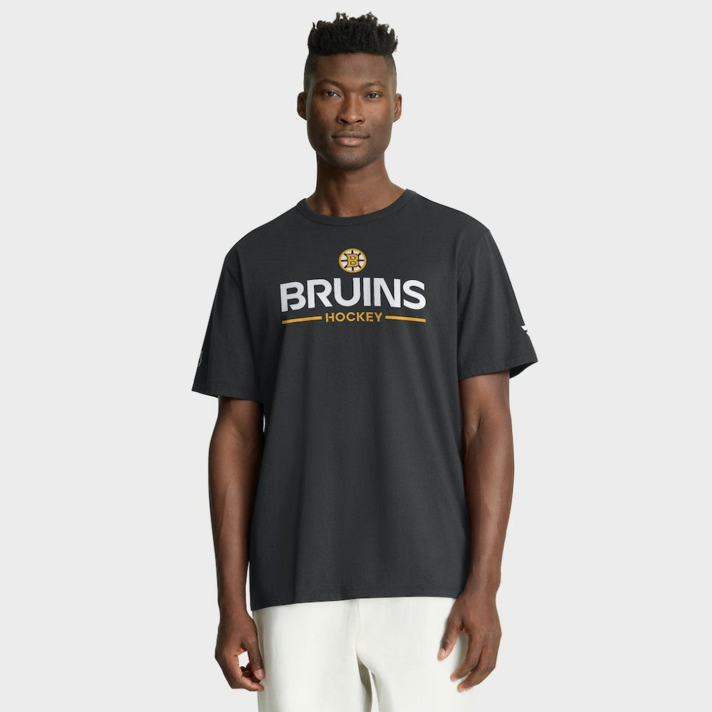 NHL Black Boston Bruins Fanatics Authentic Pro Primary T-Shirt