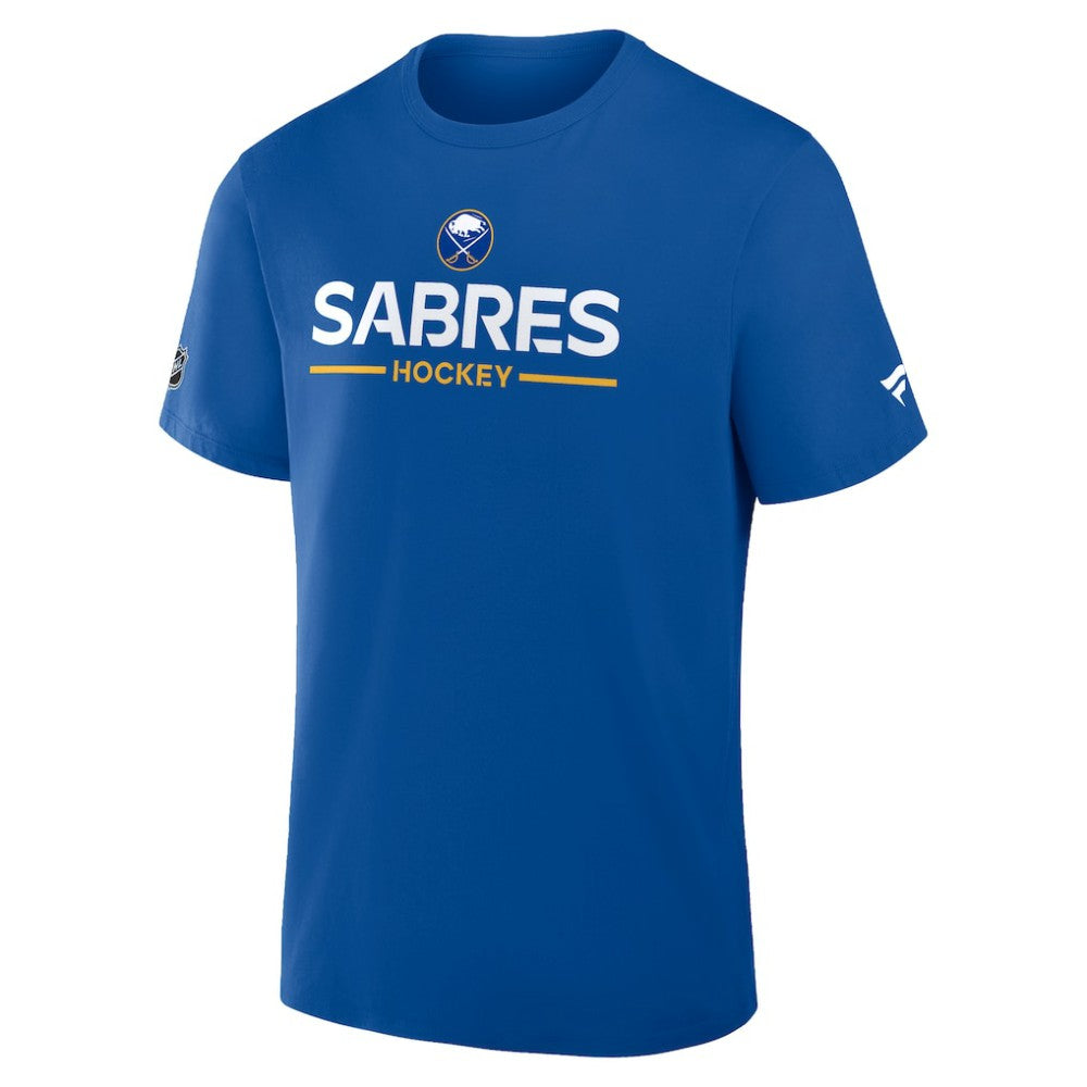 NHL Royal Buffalo Sabres Fanatics Authentic Pro Primary T-Shirt