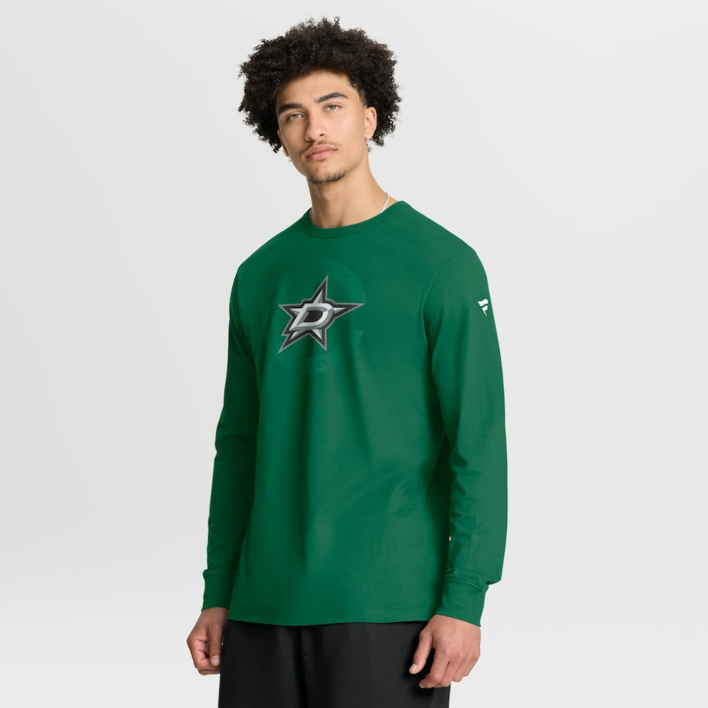 NHL Kelly Green Dallas Stars Fanatics Authentic Pro Property Of Practice Long Sleeve T-Shirt