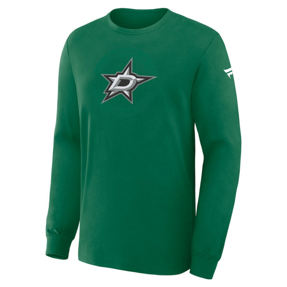NHL Kelly Green Dallas Stars Fanatics Authentic Pro Property Of Practice Long Sleeve T-Shirt