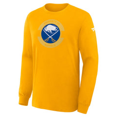 NHL Gold Buffalo Sabres Fanatics Authentic Pro Property Of Practice Long Sleeve T-Shirt