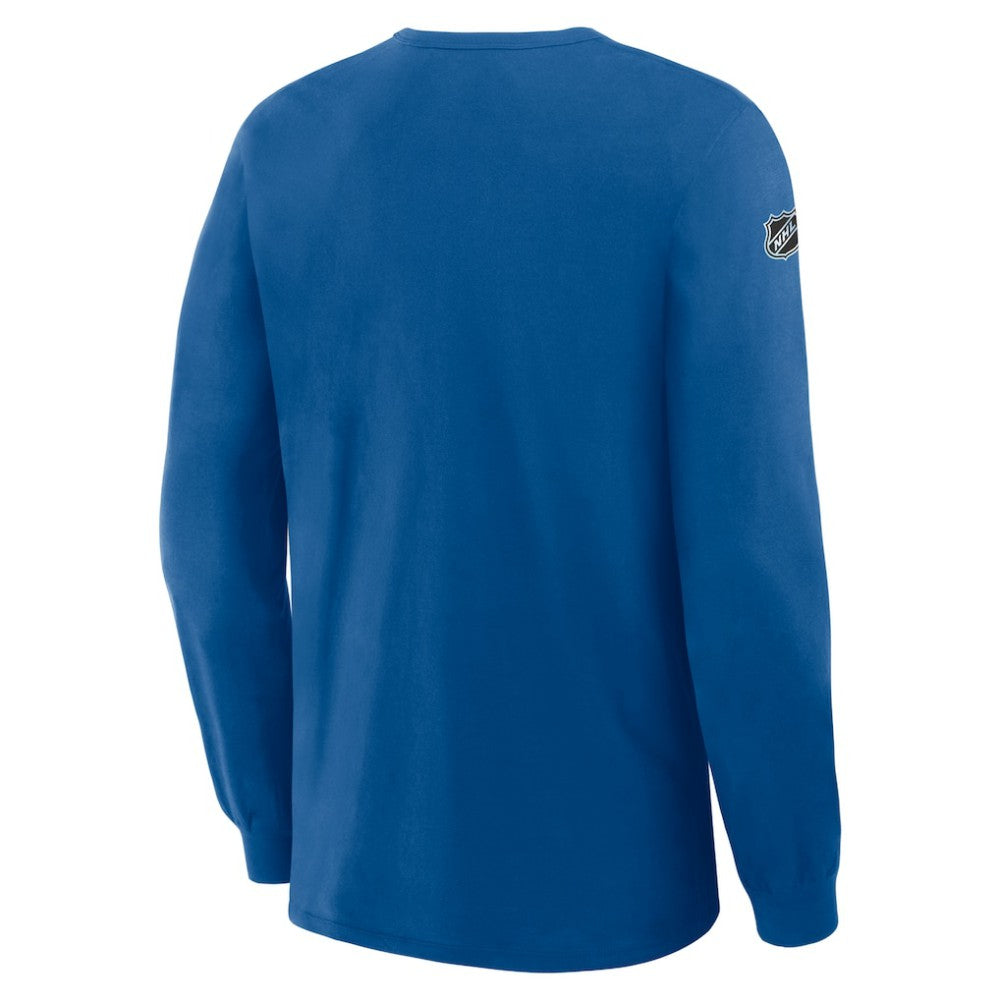 NHL Blue Colorado Avalanche Fanatics Authentic Pro Property Of Practice Long Sleeve T-Shirt