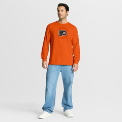 NHL Orange Philadelphia Flyers Fanatics Authentic Pro Property Of Practice Long Sleeve T-Shirt