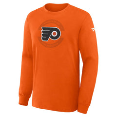 NHL Orange Philadelphia Flyers Fanatics Authentic Pro Property Of Practice Long Sleeve T-Shirt