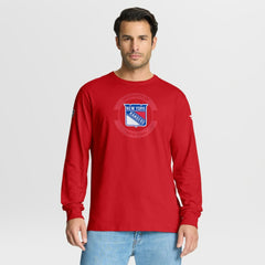 NHL Red New York Rangers Fanatics Authentic Pro Property Of Practice Long Sleeve T-Shirt