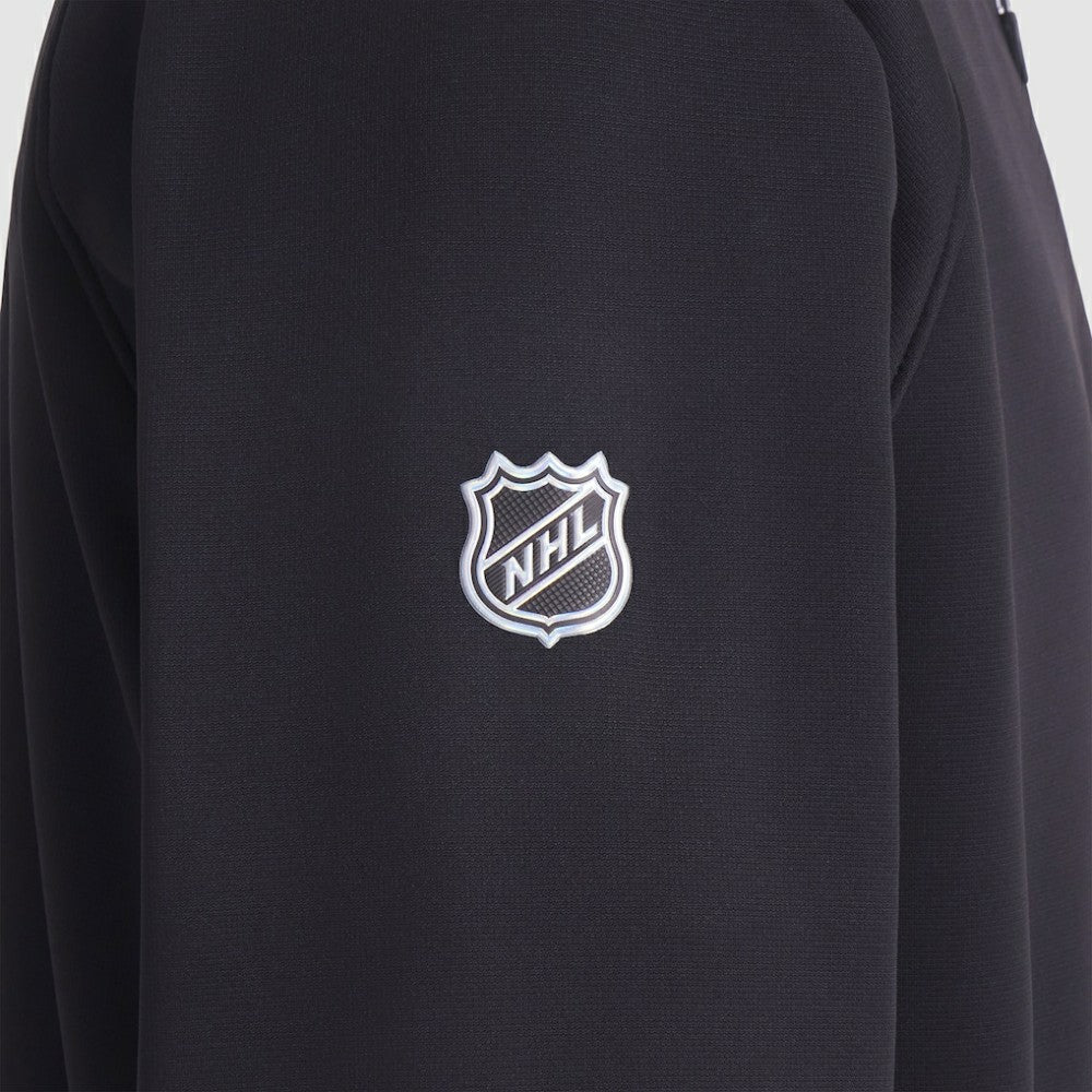 NHL Black Minnesota Wild Fanatics Authentic Pro Rink Raglan Quarter-Zip Pullover