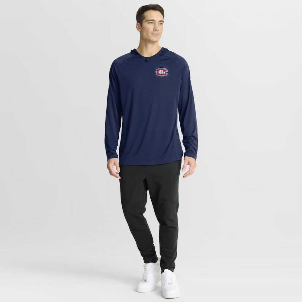 NHL Navy Montreal Canadiens Fanatics Authentic Pro Rink Hoodie