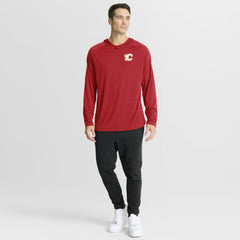 NHL Red Calgary Flames Fanatics Authentic Pro Rink Hoodie