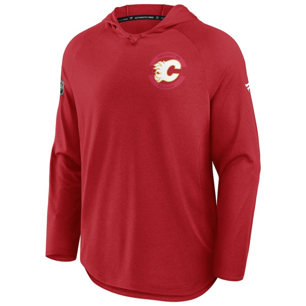 NHL Red Calgary Flames Fanatics Authentic Pro Rink Hoodie
