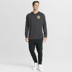 NHL Charcoal Boston Bruins Fanatics Authentic Pro Rink Hoodie