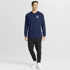 NHL Navy New York Rangers Fanatics Authentic Pro Rink Hoodie