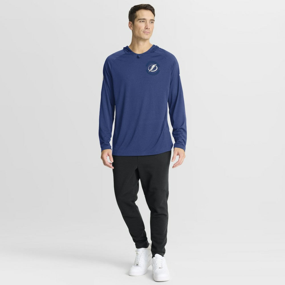 NHL Blue Tampa Bay Lightning Fanatics Authentic Pro Rink Hoodie