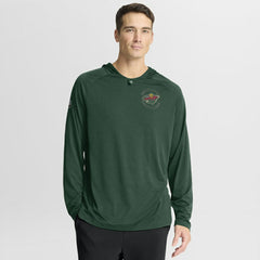 NHL Green Minnesota Wild Fanatics Authentic Pro Rink Hoodie
