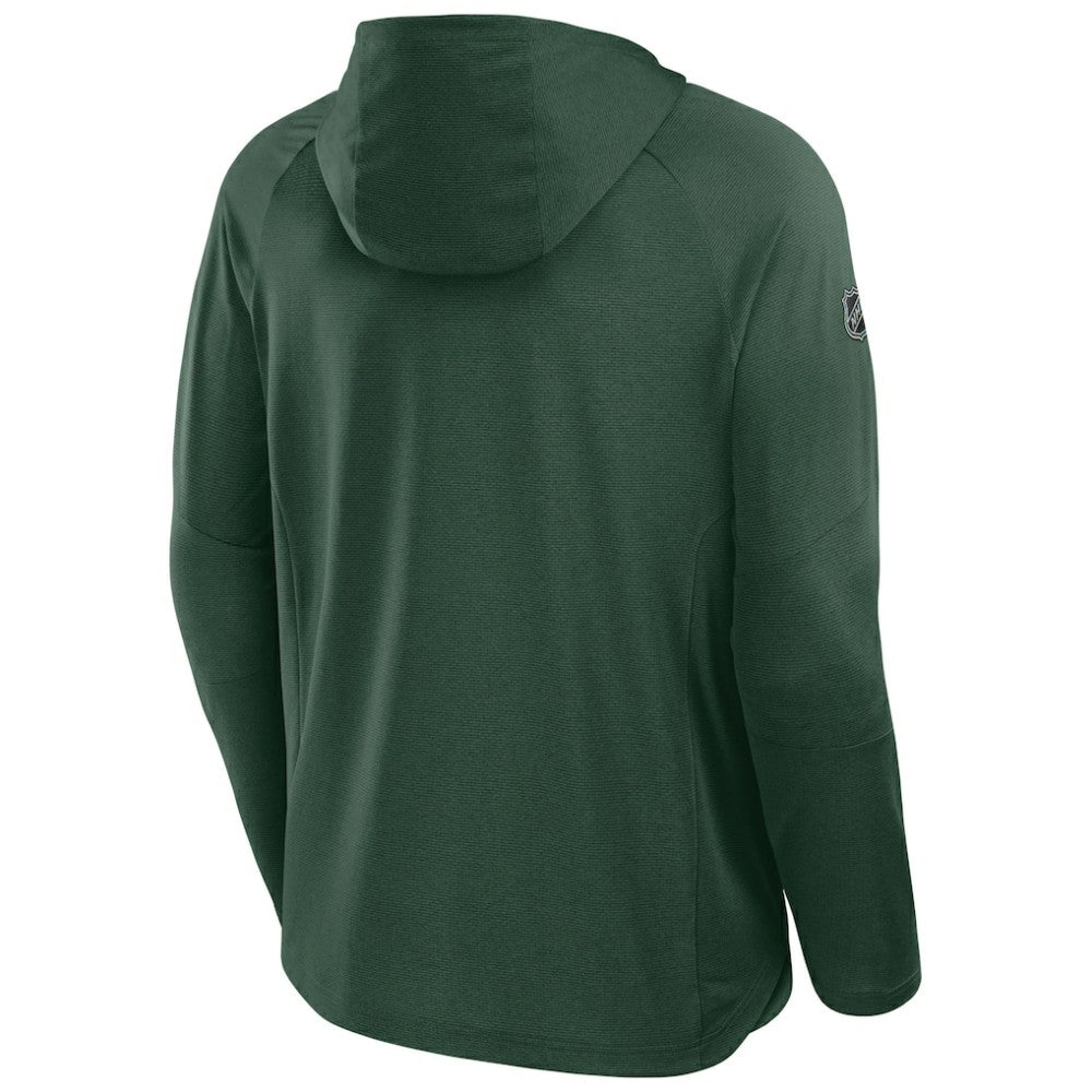 NHL Green Minnesota Wild Fanatics Authentic Pro Rink Hoodie