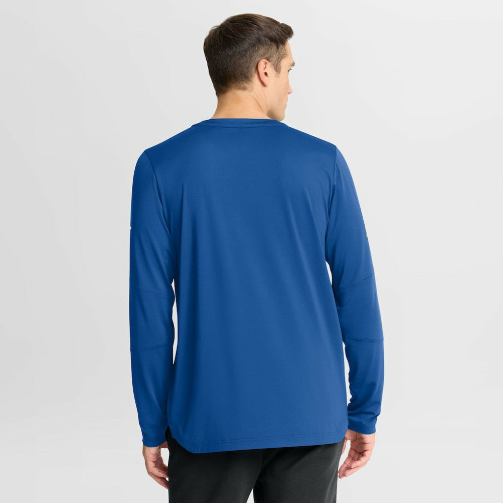 NHL Royal Buffalo Sabres Fanatics Authentic Pro Rink Tech Long Sleeve T-Shirt