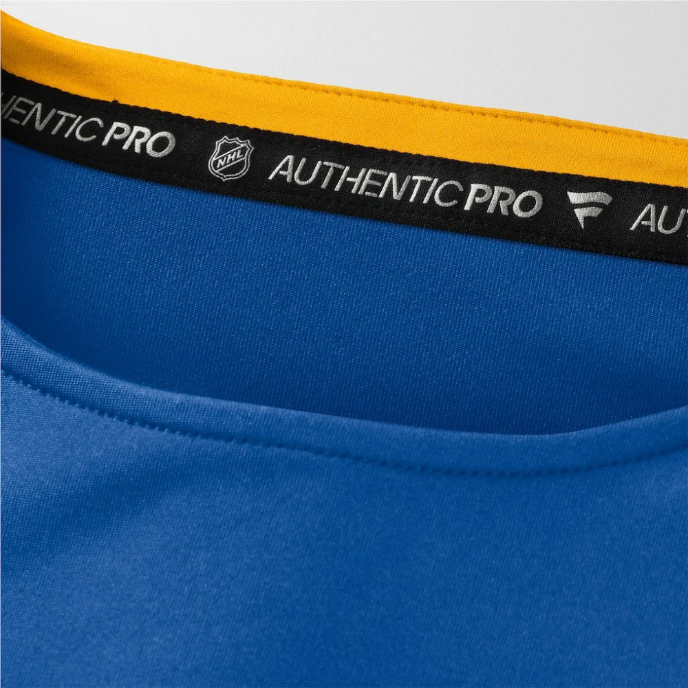 NHL Royal Buffalo Sabres Fanatics Authentic Pro Rink Tech Long Sleeve T-Shirt