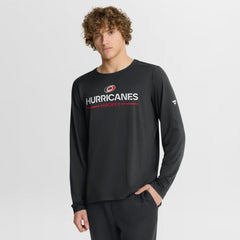 NHL Black Carolina Hurricanes Fanatics Authentic Pro Rink Tech Long Sleeve T-Shirt