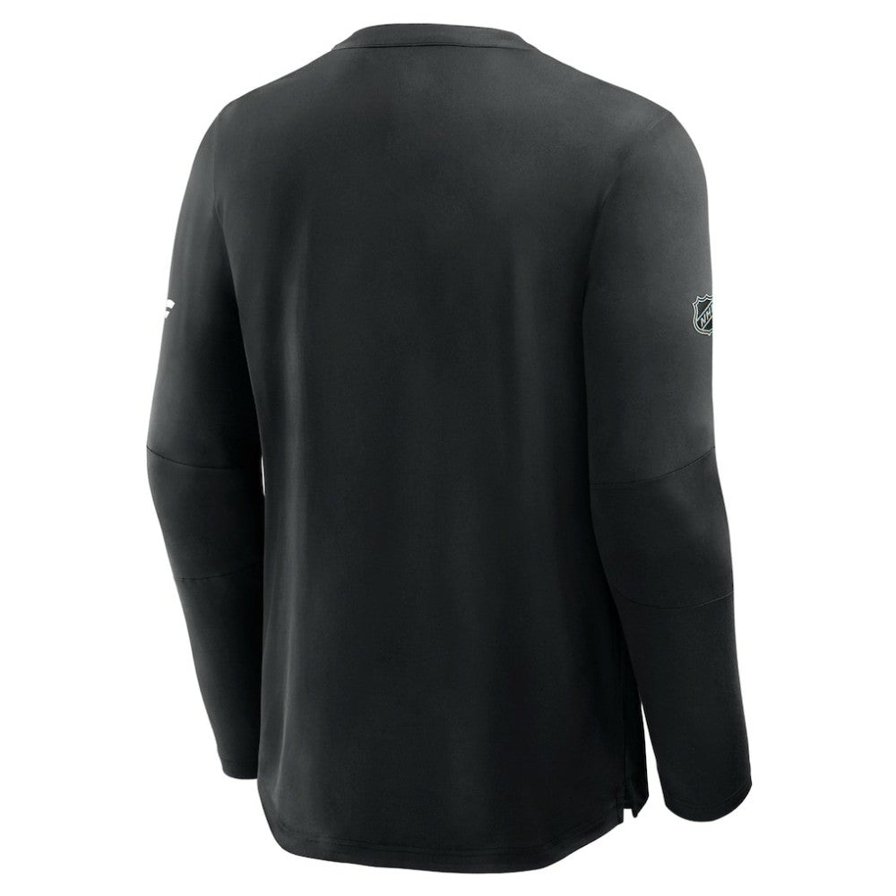 NHL Black Carolina Hurricanes Fanatics Authentic Pro Rink Tech Long Sleeve T-Shirt