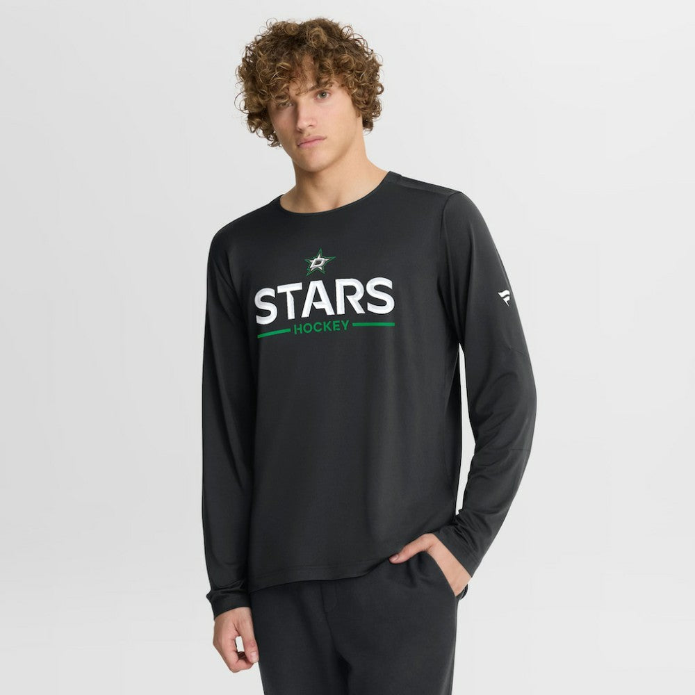 NHL Black Dallas Stars Fanatics Authentic Pro Rink Tech Long Sleeve T-Shirt