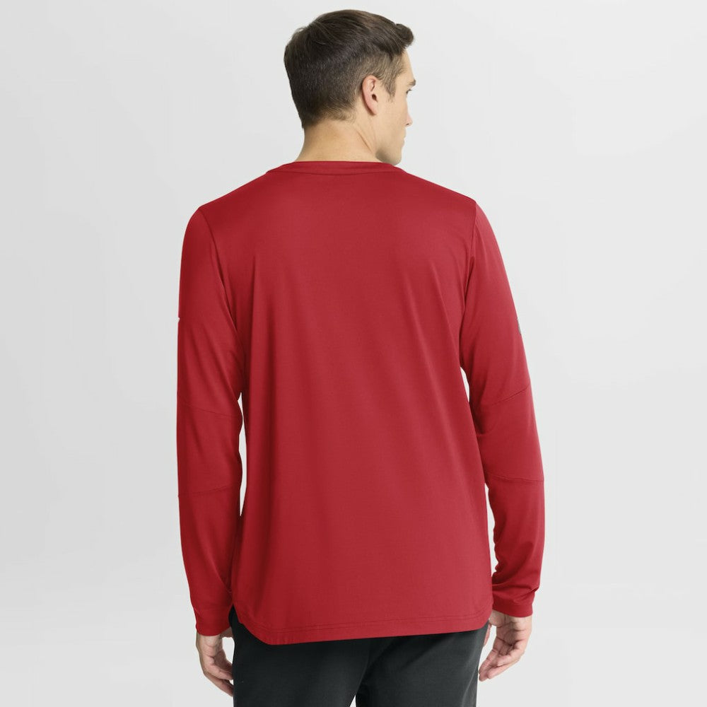 NHL Red Detroit Red Wings Fanatics Authentic Pro Centennial Rink Tech Long Sleeve T-Shirt
