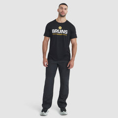 NHL Black Boston Bruins Fanatics Authentic Pro Rink Tech T-Shirt