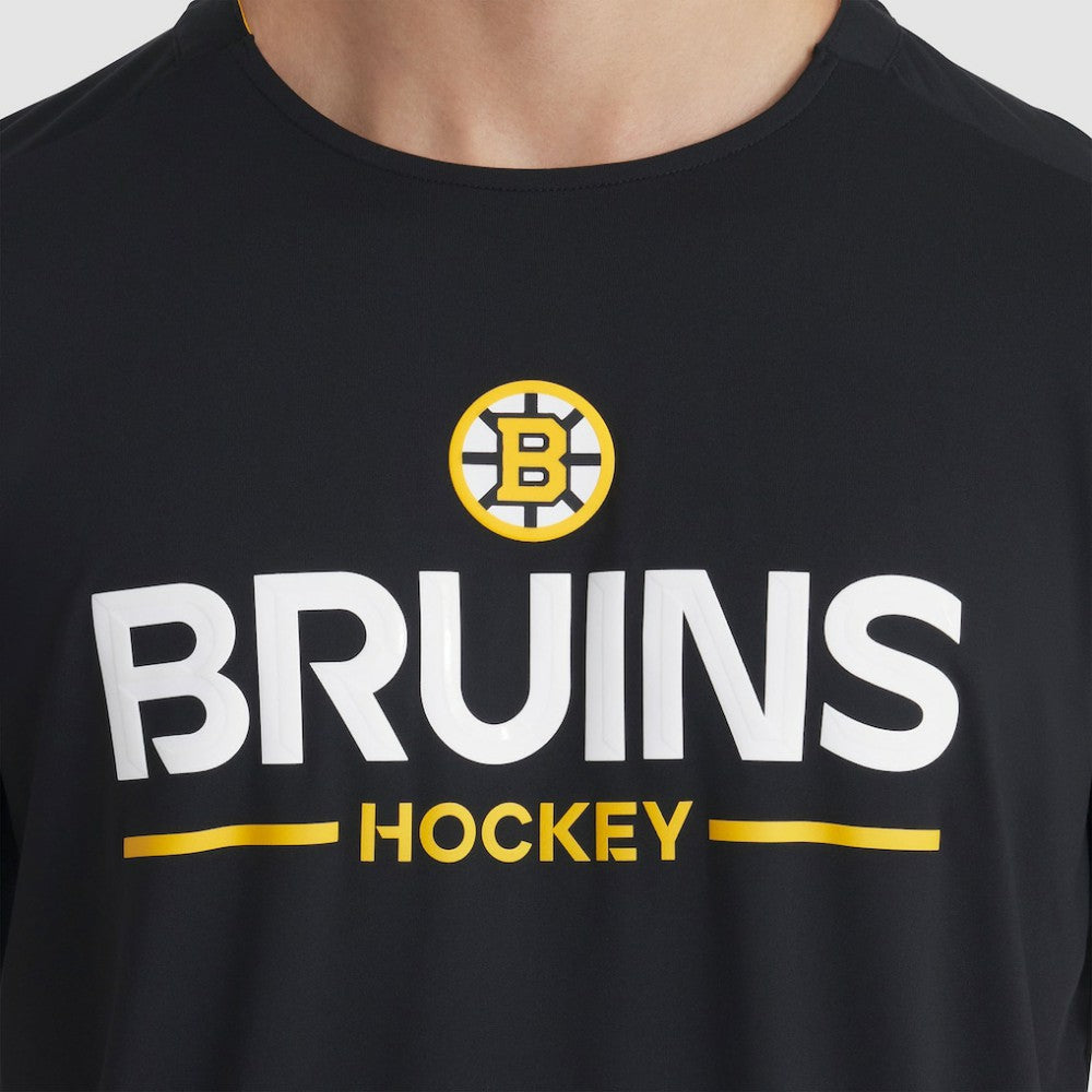 NHL Black Boston Bruins Fanatics Authentic Pro Rink Tech T-Shirt