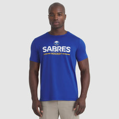 NHL Royal Buffalo Sabres Fanatics Authentic Pro Rink Tech T-Shirt