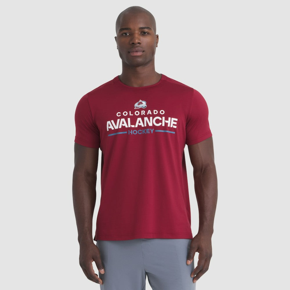 NHL Burgundy Colorado Avalanche Fanatics Authentic Pro Rink Tech T-Shirt
