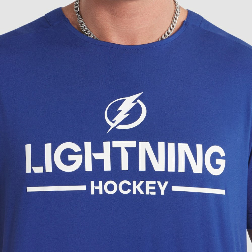 NHL Blue Tampa Bay Lightning Fanatics Authentic Pro Rink Tech T-Shirt