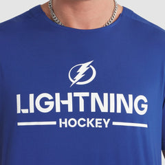 NHL Blue Tampa Bay Lightning Fanatics Authentic Pro Rink Tech T-Shirt