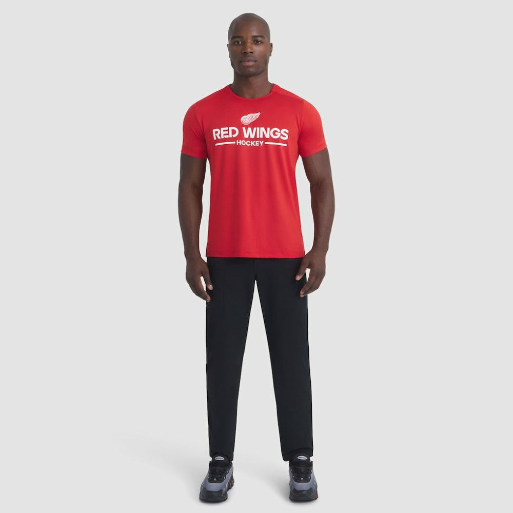 NHL Red Detroit Red Wings Fanatics Authentic Pro Rink Tech T-Shirt