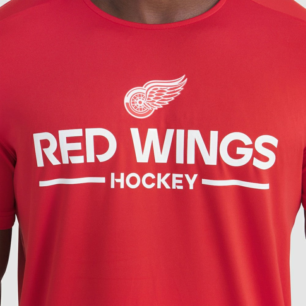 NHL Red Detroit Red Wings Fanatics Authentic Pro Rink Tech T-Shirt