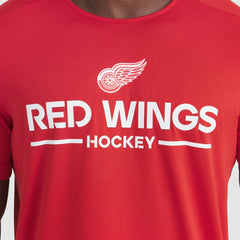 NHL Red Detroit Red Wings Fanatics Authentic Pro Rink Tech T-Shirt