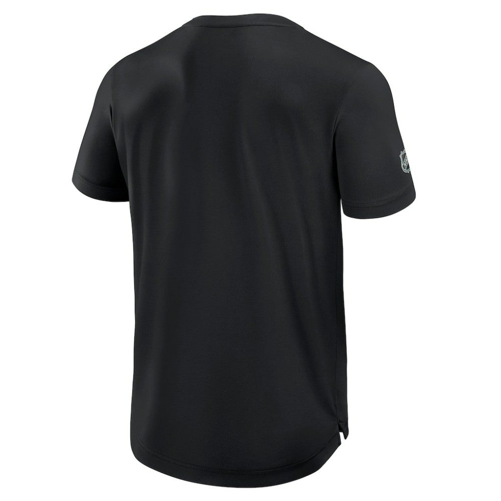 NHL Black Pittsburgh Penguins Fanatics Authentic Pro Rink Tech T-Shirt