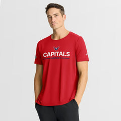 NHL Red Washington Capitals Fanatics Authentic Pro Rink Tech T-Shirt