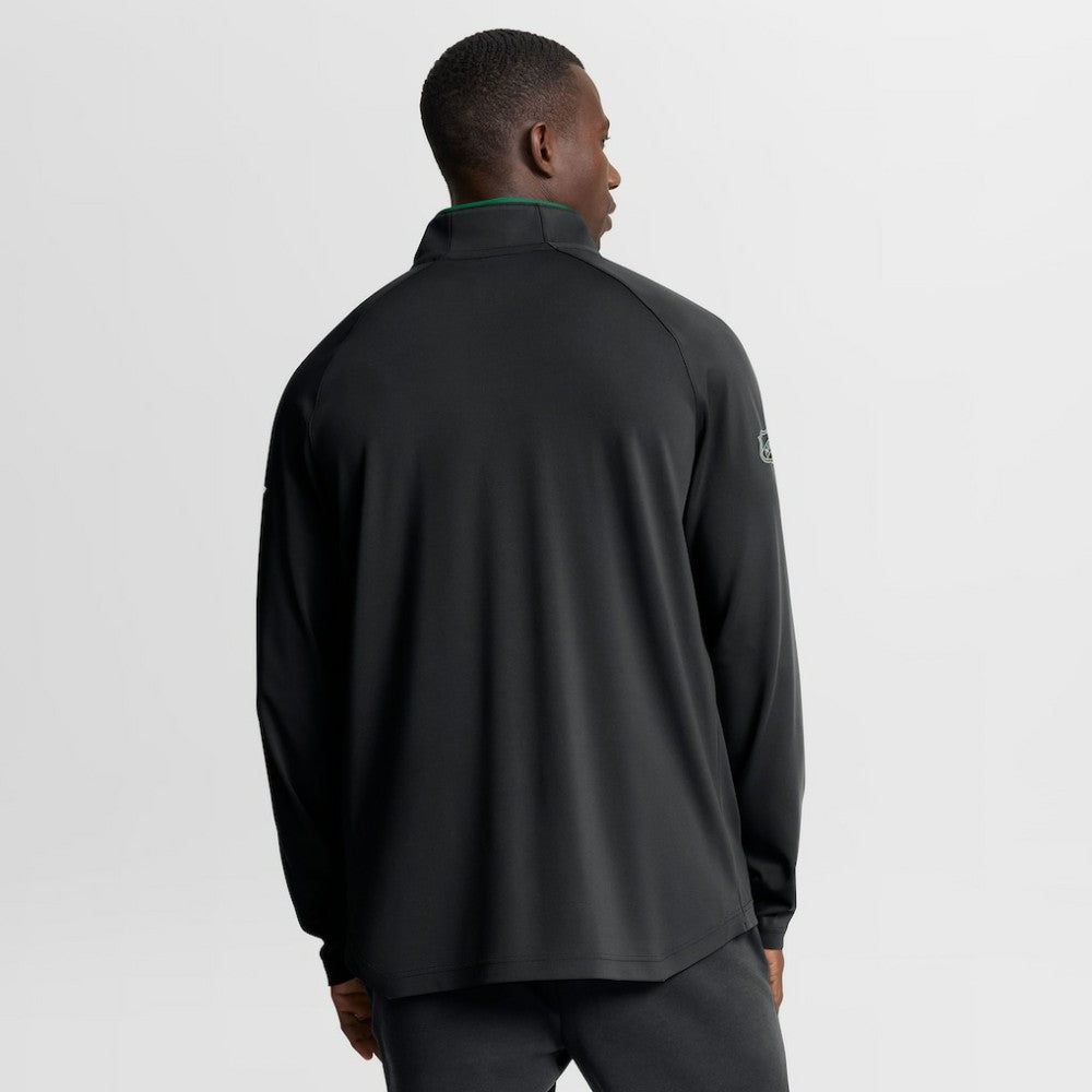 NHL Black Dallas Stars Fanatics Authentic Pro Rink Training Quarter-Zip Pullover