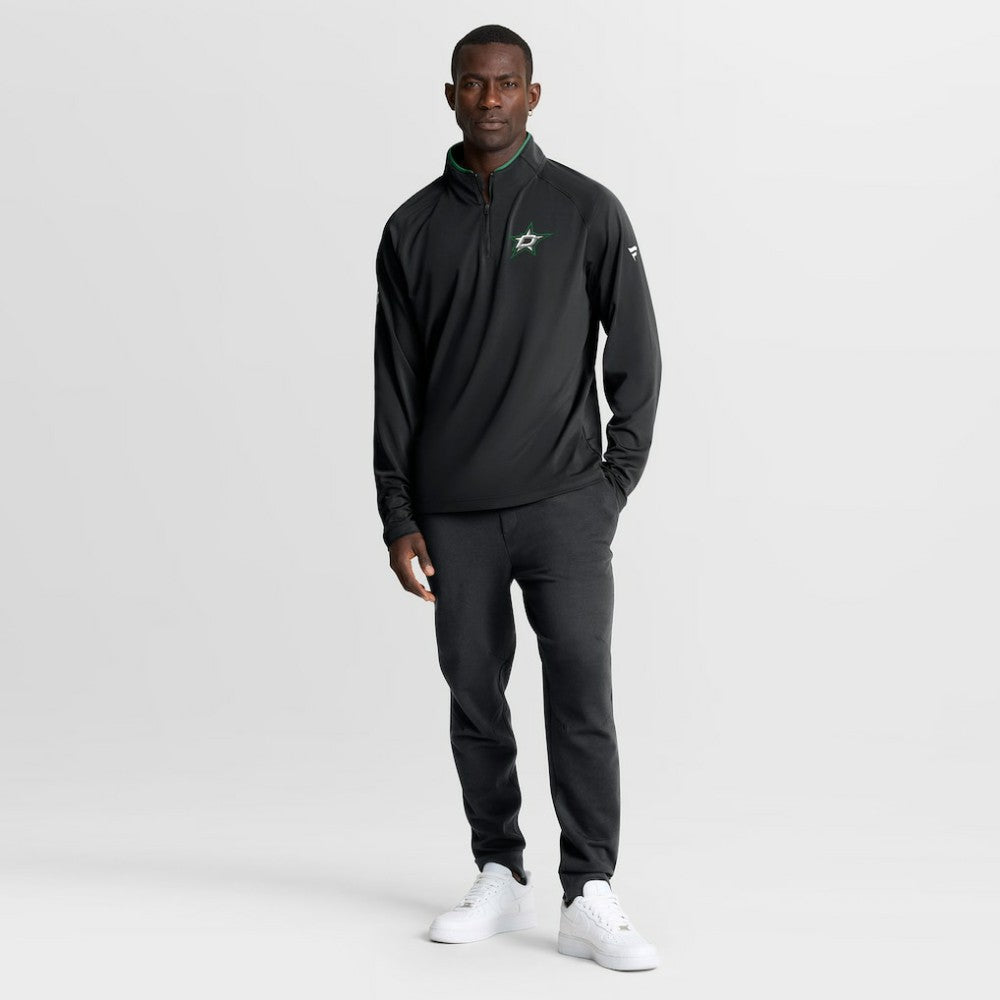 NHL Black Dallas Stars Fanatics Authentic Pro Rink Training Quarter-Zip Pullover