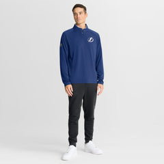 NHL Blue Tampa Bay Lightning Fanatics Authentic Pro Rink Training Quarter-Zip Pullover