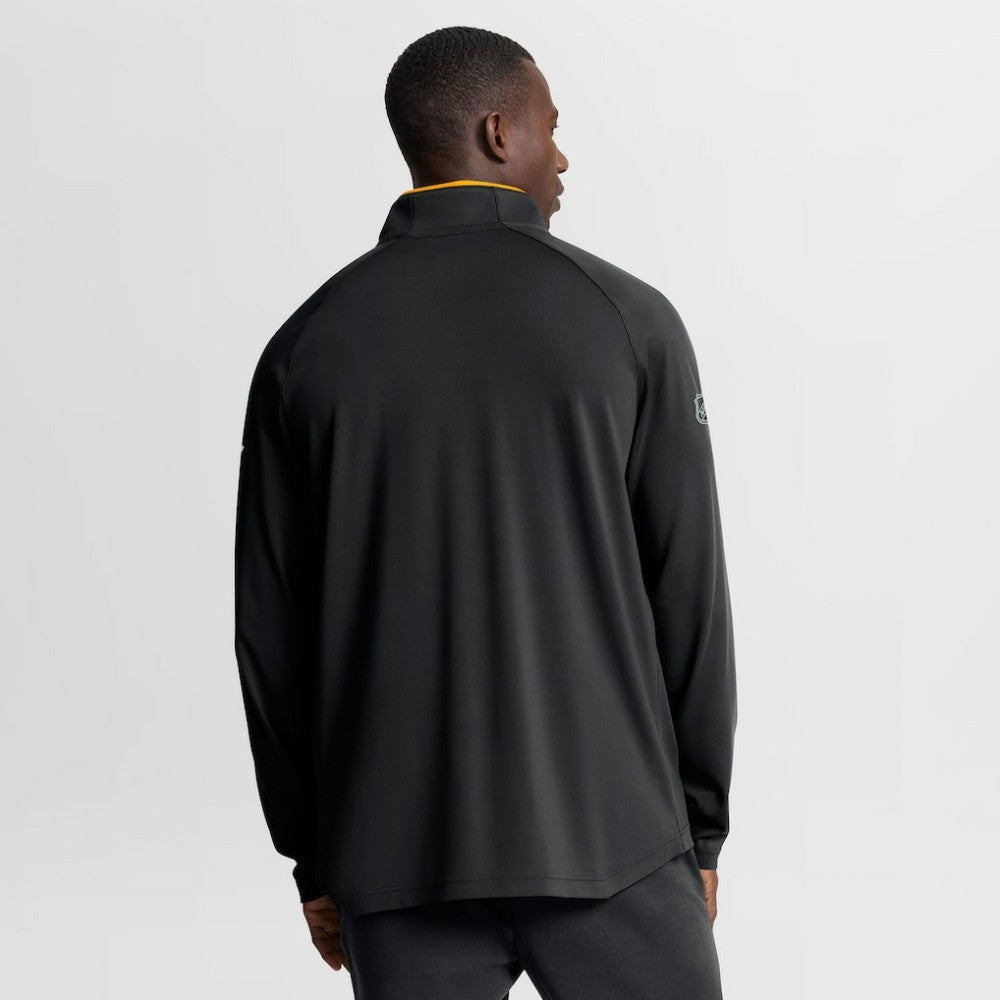 NHL Black Pittsburgh Penguins Fanatics Authentic Pro Rink Training Quarter-Zip Pullover